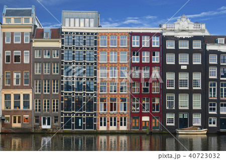 Amsterdam, Buildings Facades on Amstel Amsterdam, Buildings Facades on Amstel 40723032