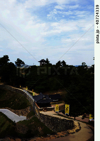 風景 城壁 山城 40724339