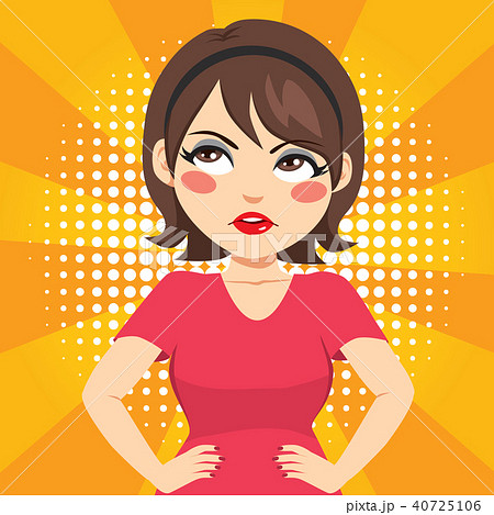 Woman Rolling Eyes Woman Rolling Eyes 40725106