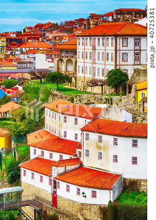 Porto, Portugal old town aerial view 40725381