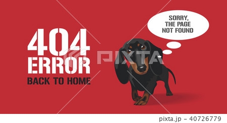 404 error page vector illustration, banner 40726779
