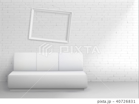 Modern interior with sofa Modern interior with sofa 40726831