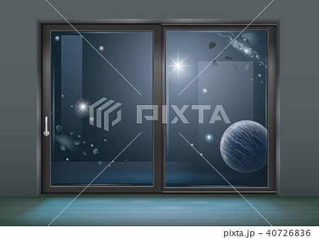 Sliding window space of the hotel Sliding window space of the hotel 40726836