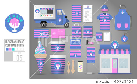 Corporate identity template Set 5. 40728454