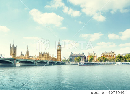 Big Ben and Houses of Parliament, London, UK 40730494