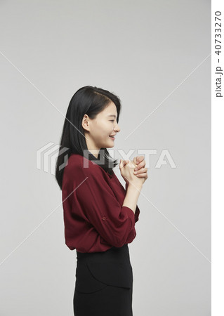 ビジネスウーマン 若い女性 韓国人 40733270