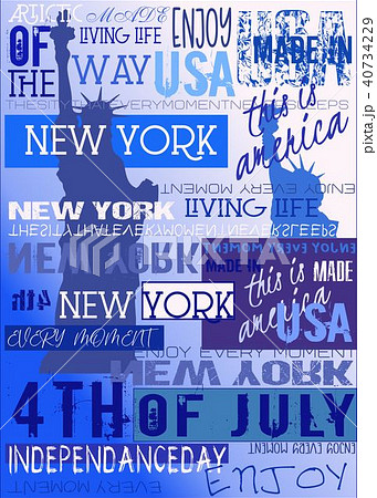 New York Usa NYC Poster 4TH July Edition 40734229