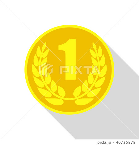 Best medal icon, flat style Best medal icon, flat style 40735878