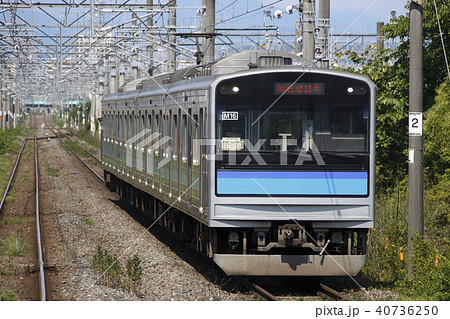 仙石線5系 あおば通 仙台 石巻 の写真素材