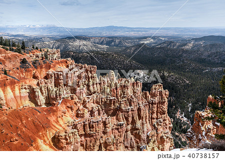 Landscape Of Stunning Hoodoos In Bryce Canyon, USA 40738157