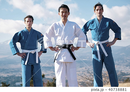 武道イメージ 富士山 柔道 外国人 武道イメージ 富士山 柔道 外国人 40738881