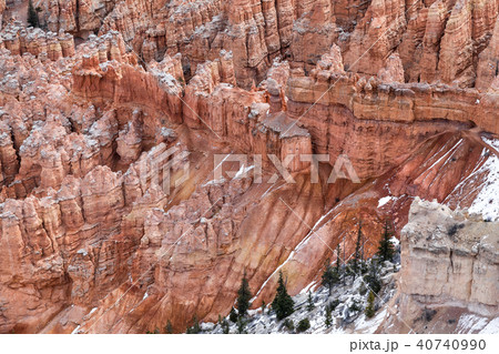 Stone Formations Hoodoo In Bryce Canyon  40740990