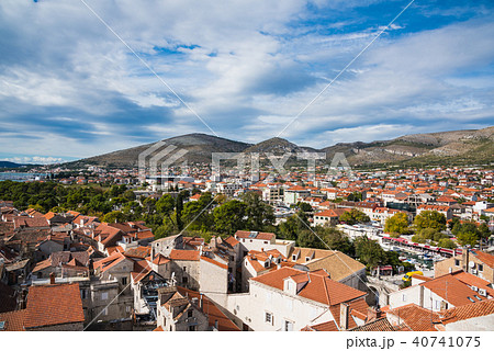 旅、クロアチア・トロギール、Croatia, Trogir 、街並み 40741075