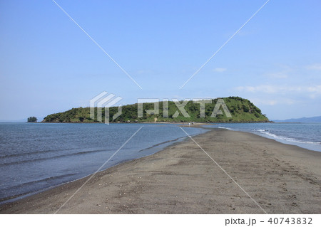 知林ヶ島の砂州 40743832