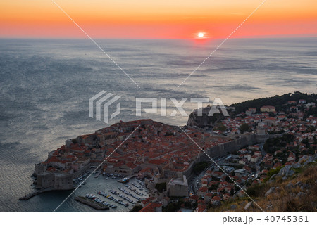 旅、クロアチア・ドゥヴロヴニク,Croatia Dubrovnik Sunset 旅、クロアチア・ドゥヴロヴニク,Croatia Dubrovnik Sunset 40745361