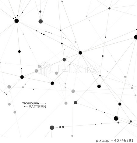 Vector molecules concept design with connection neurons 40746291