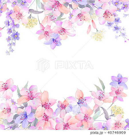 透明水彩 水彩画 ウォーターカラー 40746909