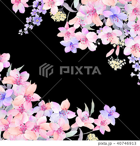 透明水彩 水彩画 ウォーターカラー 40746913