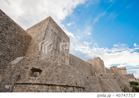 旅、クロアチア・ドゥヴロヴニク，Croatia ,Dubrovnik,城壁 40747717