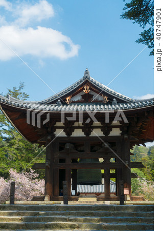 [奈良県]　奈良公園　東大寺鐘楼 40747901