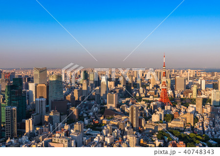 《東京都》夕景・東京都市風景 《東京都》夕景・東京都市風景 40748343