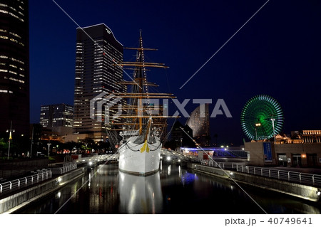 日本丸メモリアルパーク夜景 日本丸メモリアルパーク夜景 40749641