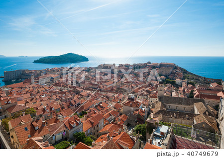旅、クロアチア、ドゥヴロヴニク、Croatia , Dubrovnik,全景 旅、クロアチア、ドゥヴロヴニク、Croatia , Dubrovnik,全景 40749679
