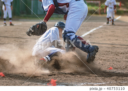 高校野球試合風景 高校野球試合風景 40753110