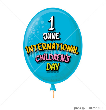 1 june international childrens day background. happy Children day greeting card. kids day poster 40754890