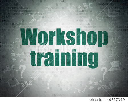 Studying concept: Workshop Training on Digital Data Paper background 40757340