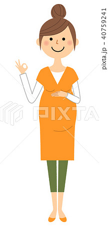 妊婦　プレママ　OK 40759241