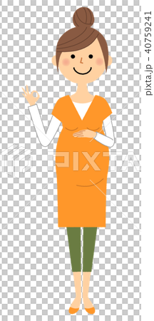 妊婦　プレママ　OK 40759241