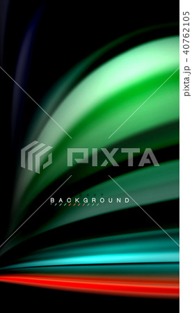 Fluid mixing colors, vector wave abstract background Fluid mixing colors, vector wave abstract background 40762105