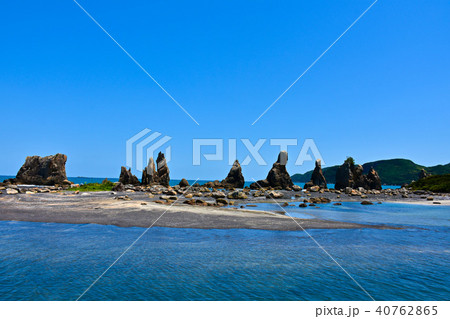 橋杭岩　熊野灘 40762865