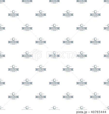Bowling pattern vector seamless 40765444