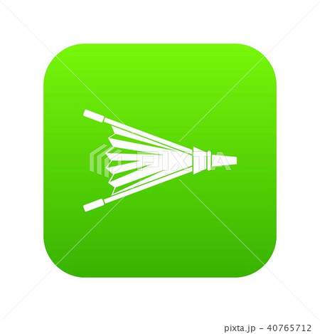Fire bellows icon digital green Fire bellows icon digital green 40765712