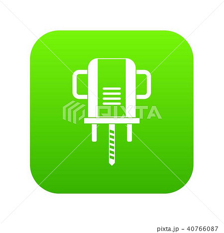 Boer drill icon digital green Boer drill icon digital green 40766087