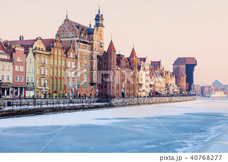 Historic crane in Gdansk Historic crane in Gdansk 40768277