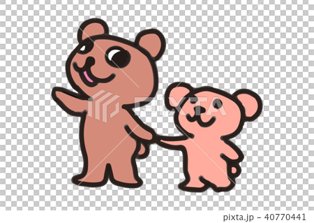 Bear family illustration 40770441