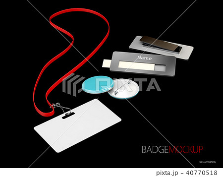 Blank white and red badges. Pin button Blank white and red badges. Pin button 40770518