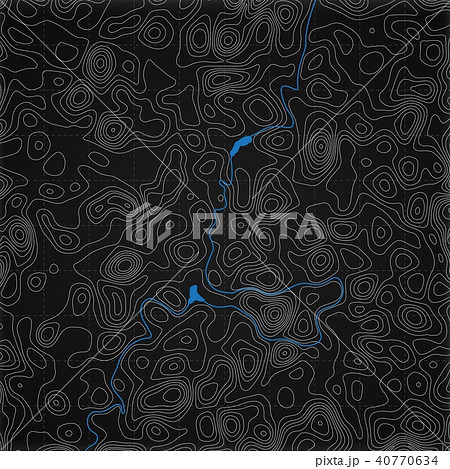 vector topography map 40770634