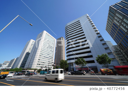 日本の東京都市景観 青山通りなど街並みを望む(青山一丁目駅付近) 日本の東京都市景観 青山通りなど街並みを望む(青山一丁目駅付近) 40772456