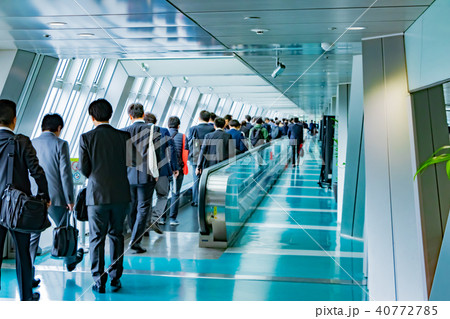 出社・帰宅 通勤イメージ 展示会 出社・帰宅 通勤イメージ 展示会 40772785