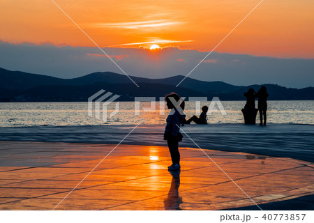 旅、クロアチア・ザダル、Croatia Zadar、夕日の名所・太陽への挨拶 旅、クロアチア・ザダル、Croatia Zadar、夕日の名所・太陽への挨拶 40773857