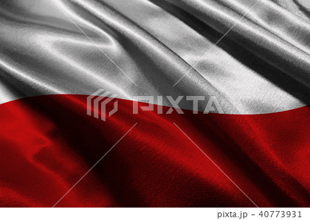 Poland national flag 3D illustration symbol. Poland national flag 3D illustration symbol. 40773931