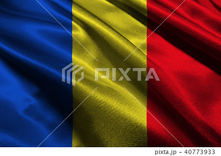 Romania national flag 3D illustration symbol Romania national flag 3D illustration symbol 40773933