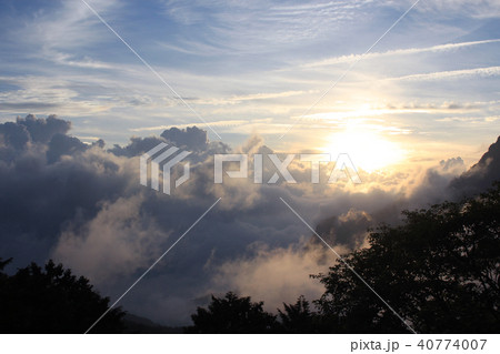 阿里山の雲海 台湾 Dramatic clouds of Alishan in Taiwan 40774007