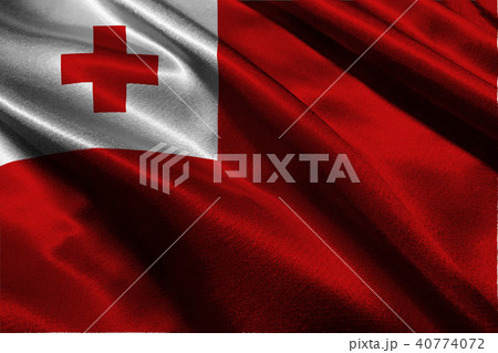 Tonga flag 3D illustration symbol Tonga flag 3D illustration symbol 40774072