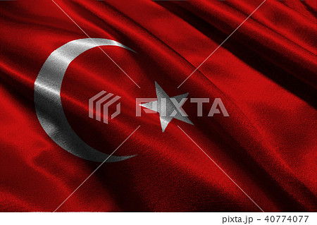 Turkey national flag 3D illustration symbol Turkey national flag 3D illustration symbol 40774077
