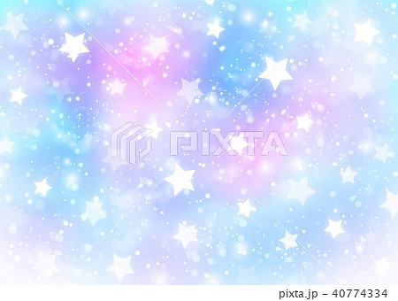 パステル背景と星のイラスト素材 40774334 Pixta